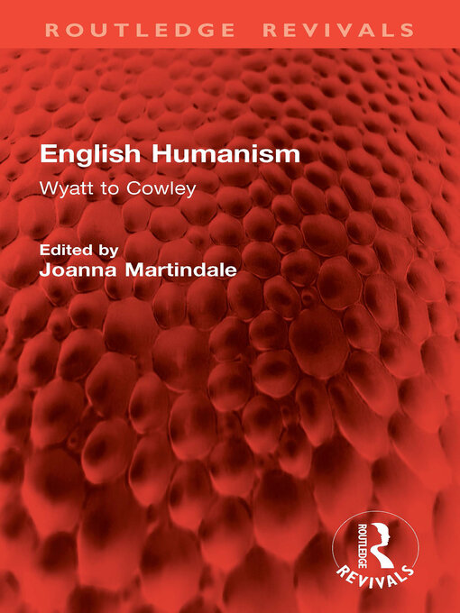 Title details for English Humanism by Joanna Martindale - Available